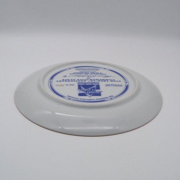 Star Trek 25th Anniversary Commemorative Plate 1991 by Hamilton Collection - Picture 12 of 13